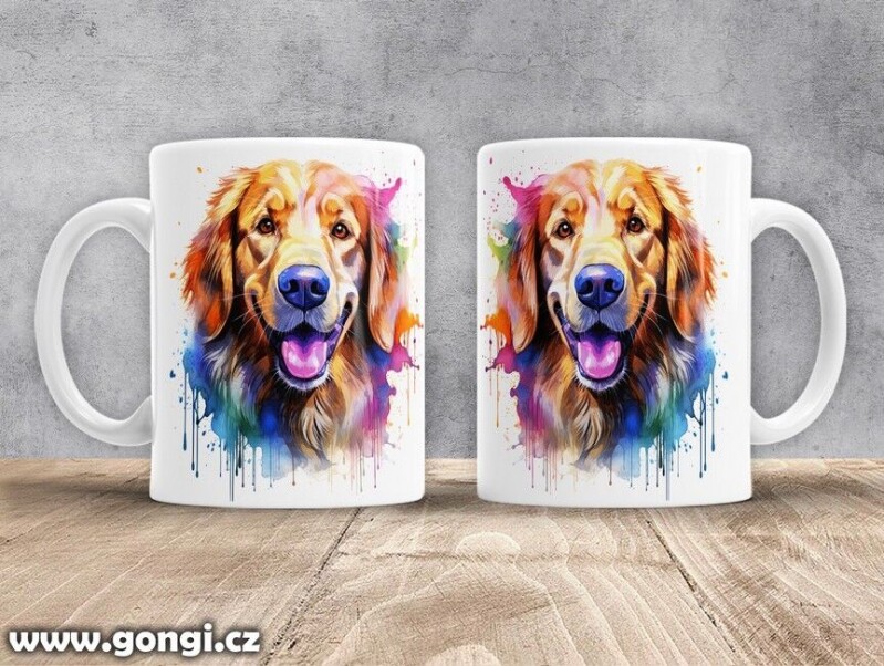 Hrnek - 0328 - Zlatý retrívr 02